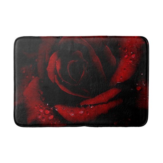 Bath Mat/Red Rose Badmat (Voorkant)