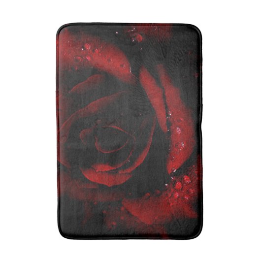 Bath Mat/Red Rose Badmat (Voorkant Verticaal)