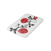 Bath Mat-Red Rose Vine Badmat (Gekanteld)