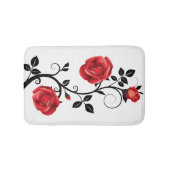 Bath Mat-Red Rose Vine Badmat (Voorkant)