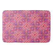 Bath Mat rood bohemien abstract (Voorkant)