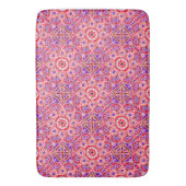 Bath Mat rood bohemien abstract (Voorkant Verticaal)