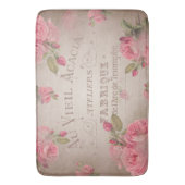 Bath Mat rozen frensh roos elegant (Voorkant Verticaal)