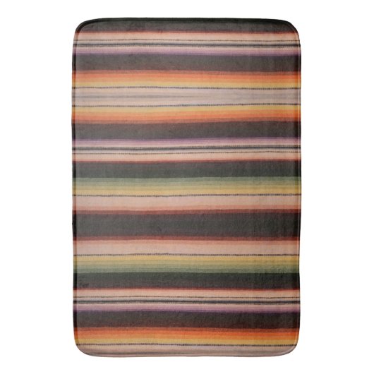 Bath Mat  Saltillo Mexico Blanket Southwest (Voorkant Verticaal)