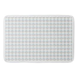 Bath Mat - Scandinavian Fish