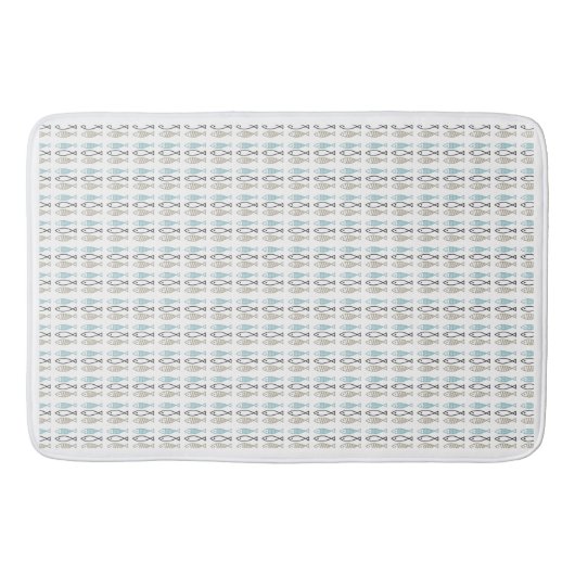 Bath Mat - Scandinavian Fish (Voorkant)