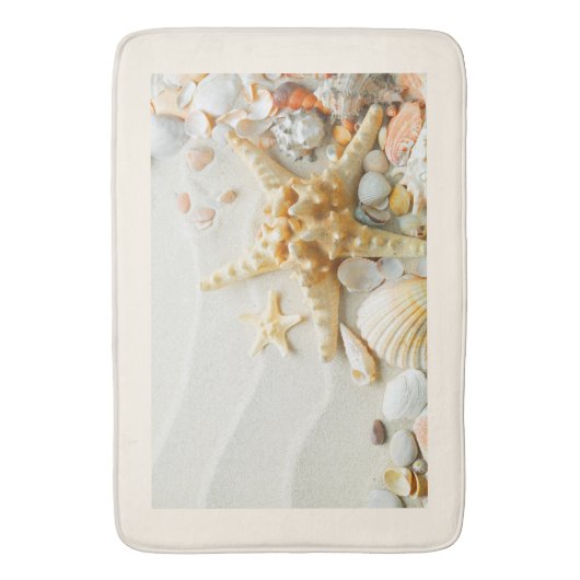 Bath Mat/Sea Shells Badmat (Voorkant Verticaal)