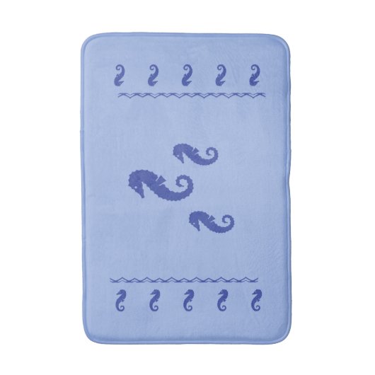 Bath Mat - Seapaarden (Voorkant Verticaal)