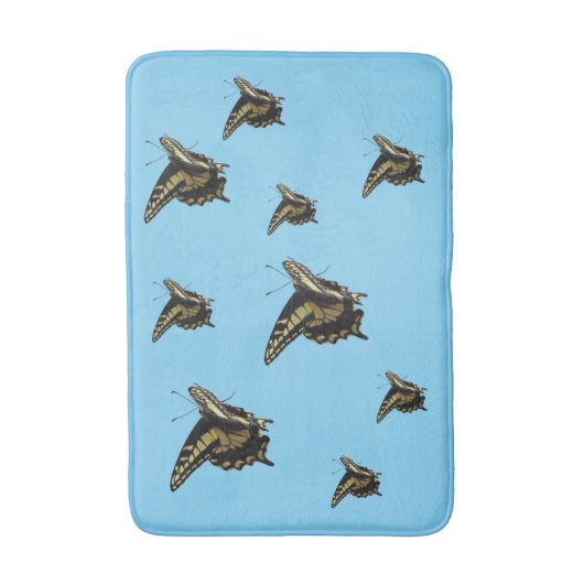 Bath Mat - Swallowtail Butterflies (Voorkant Verticaal)