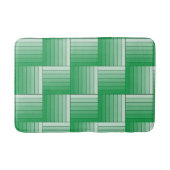 Bath Mat - Tegels van Green Ombre Stripes (Voorkant)