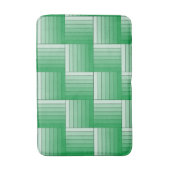 Bath Mat - Tegels van Green Ombre Stripes (Voorkant Verticaal)