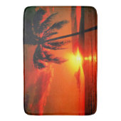 Bath Mat/Tropical Sunset Badmat (Voorkant Verticaal)