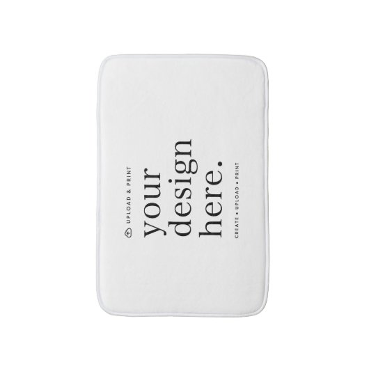 Bath Mat Uw Ontwerp Upload (Voorkant Verticaal)