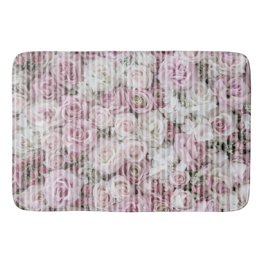 Bath Mat - Victoriaans Rozen Collage (Voorkant)