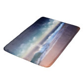 Bath Mat/Waves on Beach 's nachts Badmat (Gekanteld)