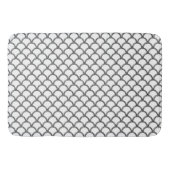 Bath Mat/White & Black Badmat (Voorkant)