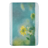 Bath Mat/Wildbloemen met Regen Badmat (Voorkant Verticaal)