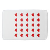 Bath Mat with hearts. (Voorkant)
