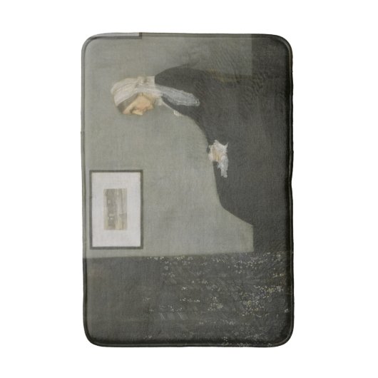 Bath Mat with Whistler's Moeder Print (Voorkant Verticaal)