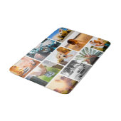 Bath Mat Your 10 Photo Rond Collage White (Gekanteld)