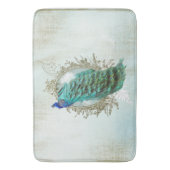 Bath Mate pauock, turquoise, , shabby, Badmat (Voorkant Verticaal)