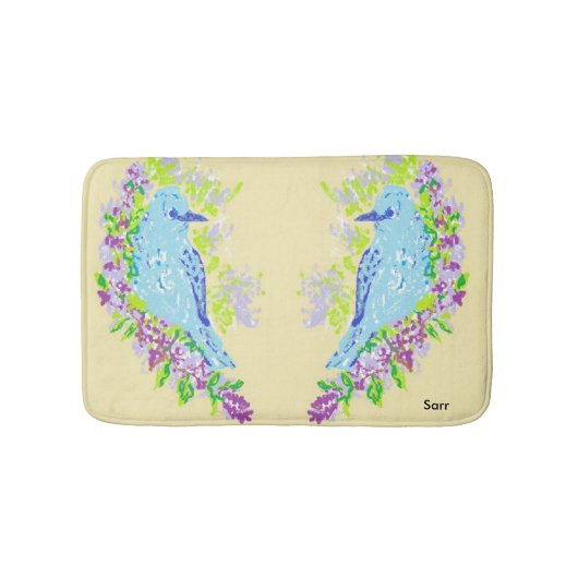 Bath Mats/Blue Birds Badmat (Voorkant)