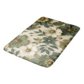 Bath Mats & Rugs green flowers pattern  Badmat (Gekanteld)