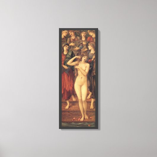 Bath of Venus by Sir Edward Coley Burne-Jones Canvas Afdruk (Voorkant)