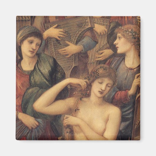 Bath of Venus by Sir Edward Coley Burne-Jones Magneet (Voorkant)