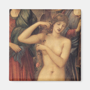 Bath of Venus by Sir Edward Coley Burne-Jones Magneet