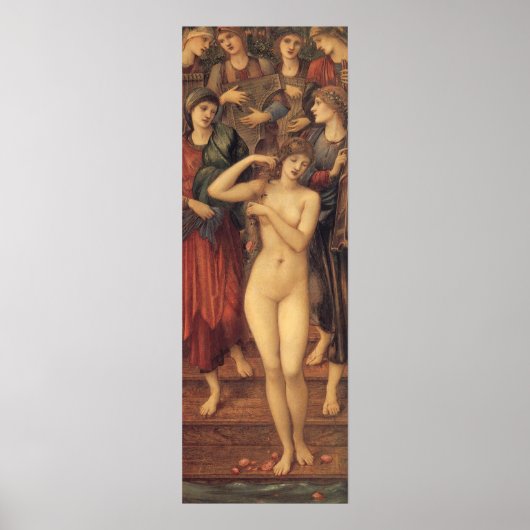 Bath of Venus by Sir Edward Coley Burne-Jones Poster (Voorkant)