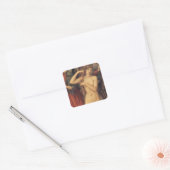 Bath of Venus by Sir Edward Coley Burne-Jones Vierkante Sticker (Envelop)