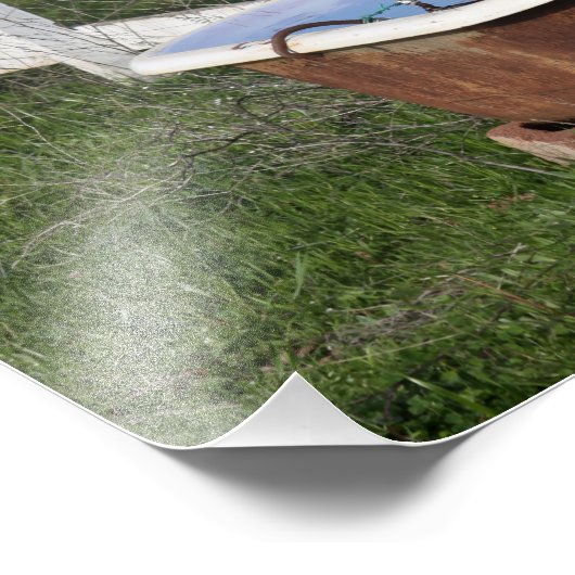 Bath on the Boerderij Foto Afdruk (Hoek)