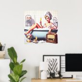 Bath Pin-Up Poster (Thuiskantoor)