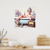 Bath Pin-Up Poster (Keuken)