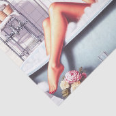 Bath Pin-Up Tissuepapier (Detail)