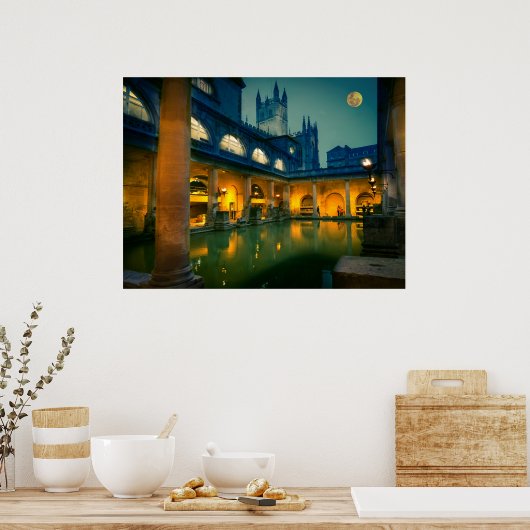 Bath 's nachts poster (Keuken)