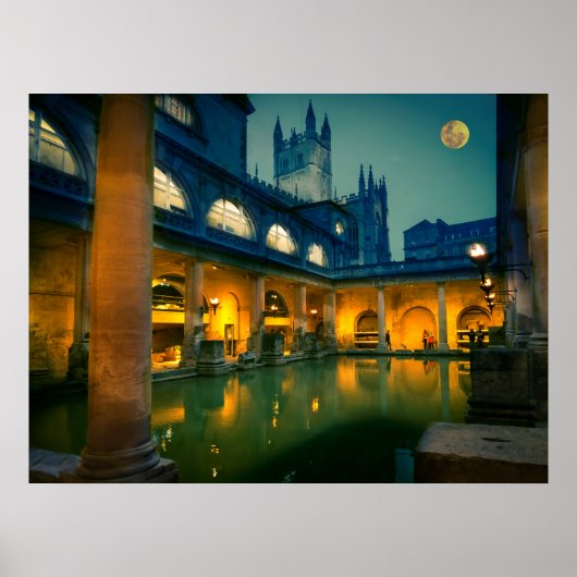 Bath 's nachts poster (Voorkant)