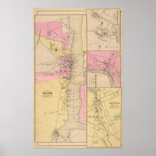 Bath, Sagadahoc County Poster