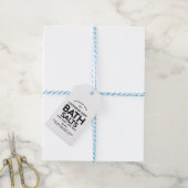 Bath Salts Gift Label Cadeaulabel (Met Touw)