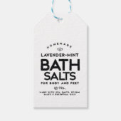 Bath Salts Gift Label Cadeaulabel (Voorkant)