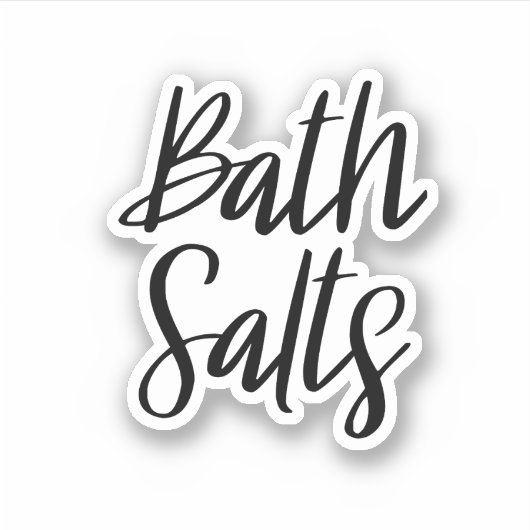 Bath Salts Storage Sticker (Voorkant)