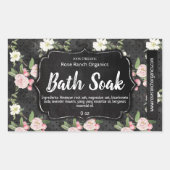 Bath Soak Label Handmade Business (Voorkant)