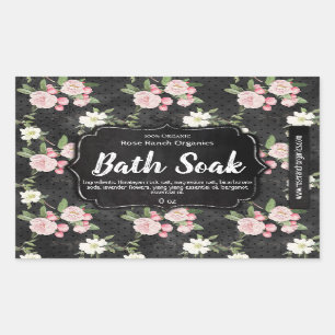 Bath Soak Label Handmade Business