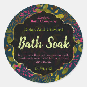 Bath Soak Labels
