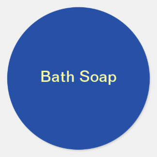 Bath Soap-labels Ronde Sticker