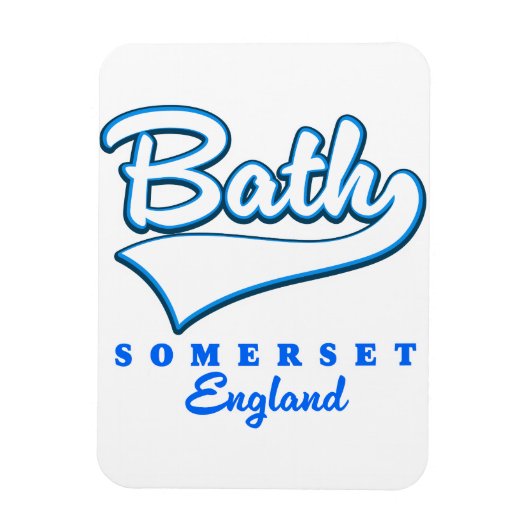 Bath Somerset reislogo Magneet (Verticaal)