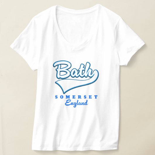 Bath Somerset reislogo T-shirt (Laagn)