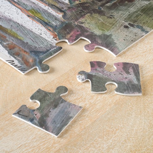 Bath Stappen Waterverf Puzzle Legpuzzel (Zijkant)