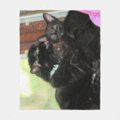 Bath-tijd Fleece Deken (Voorkant)